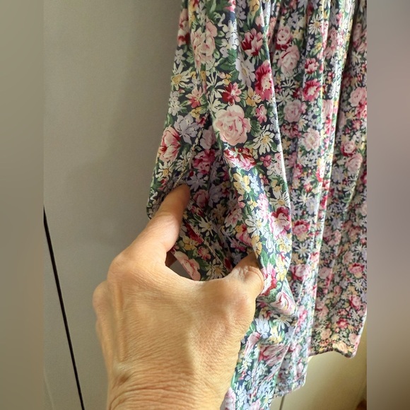 The Shirt by Rochelle Sleeveless Behrens Floral Shirt Dress, msrp $195, S - Picture 14 of 16